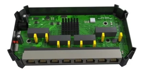 Switch 8 Portas Poe Reverso Gigabit Plus 2f-n8gprplus 2flex