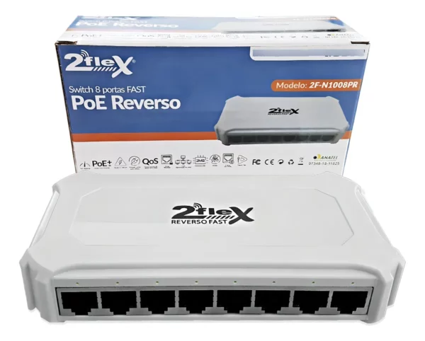 D_NQ_NP_2X_991292-MLA91580967116_092025-F Switch 2Flex Fast com Poe Reverso